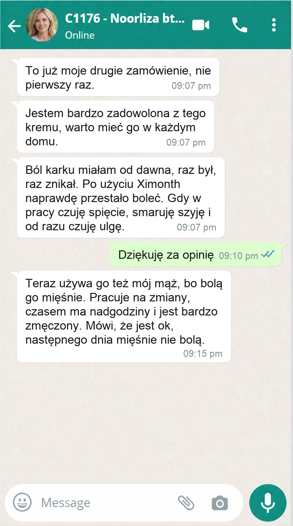Ból karku zniknął